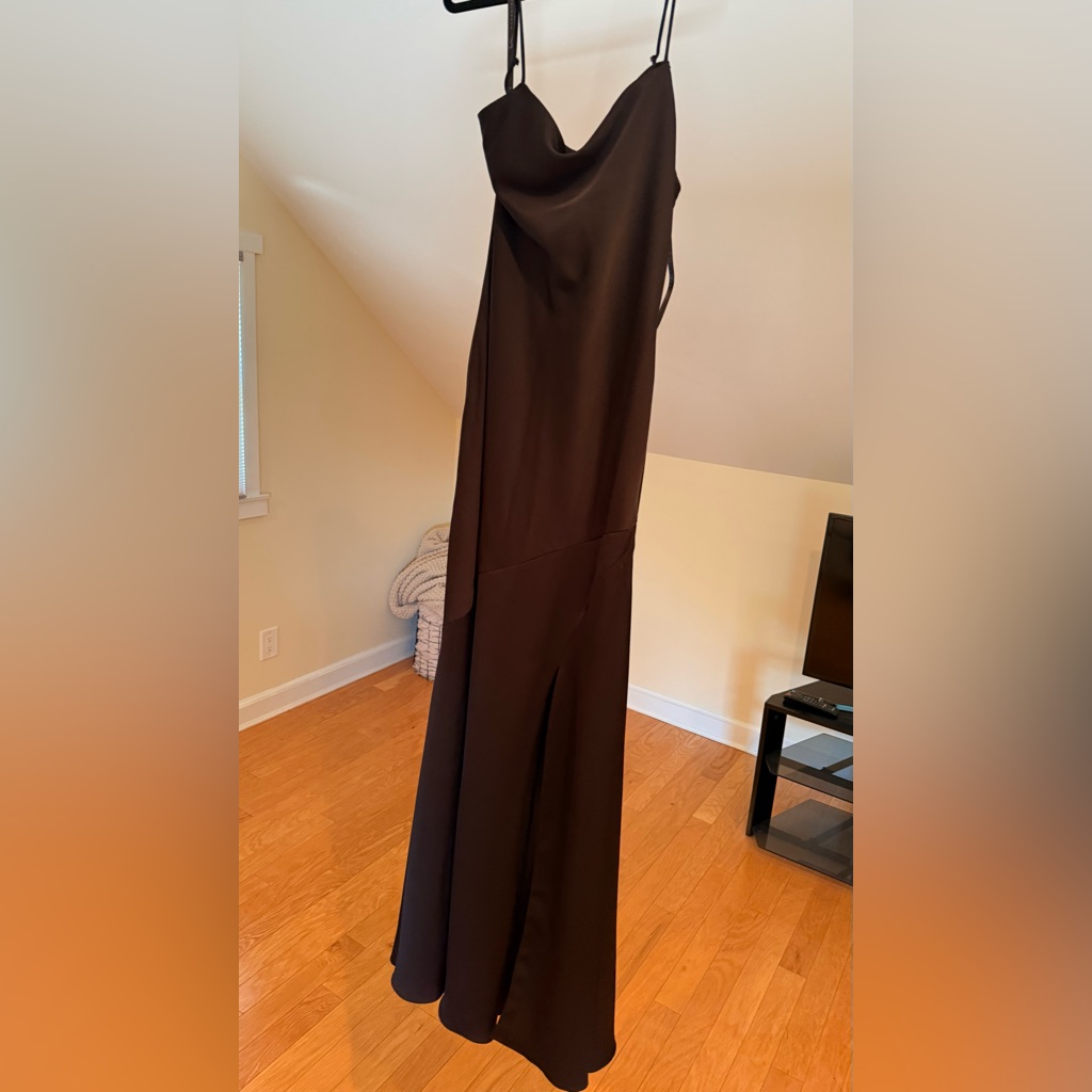 Elegant Black Evening Gown - Bridesmaid Dress